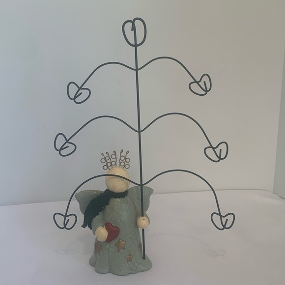 Christmas Holiday Greeting Card Display Decoration Angel Greeting Card Holder - Picture 1 of 8